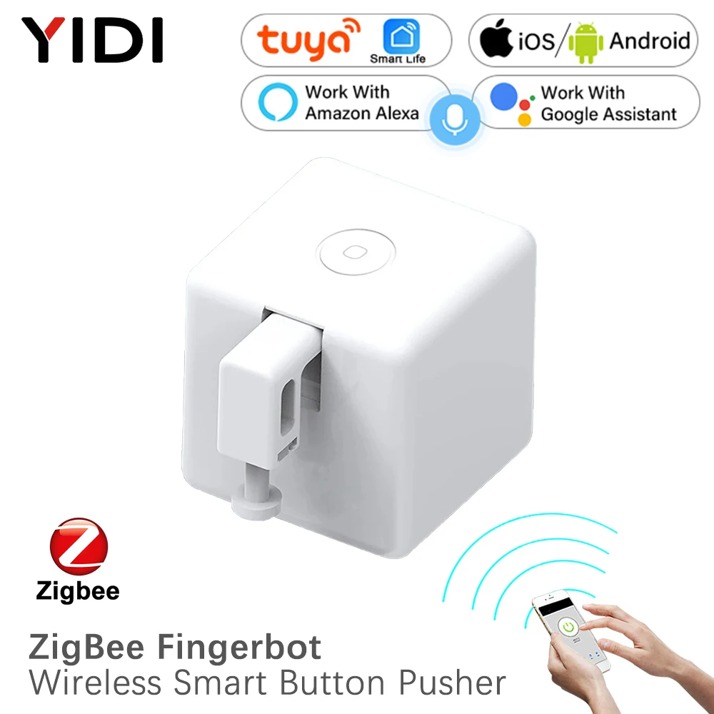 Zigbee Smart Button Scene Switch - Smart ZigBee Fingerbot Wireless Automatic Switch
