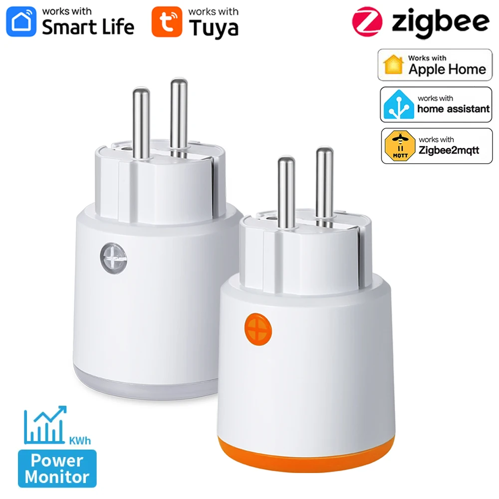 Zigbee Smart Plug Energy Monitor - Haozee Tuya Smart Zigbee Plug Socket