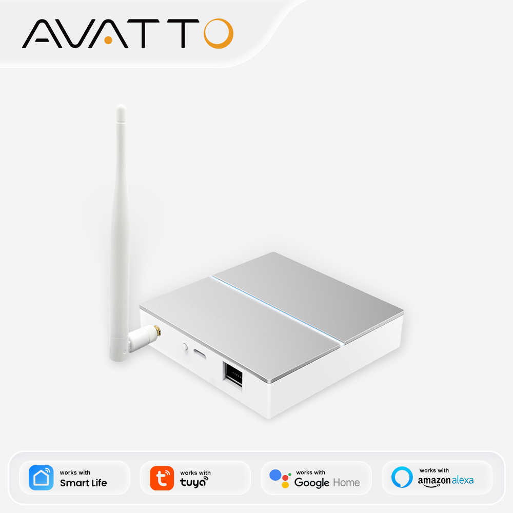 Zigbee Gateway Hub Tuya - AVATTO Tuya ZigBee Gateway with Antenna