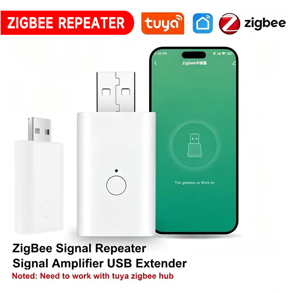 Zigbee Repeater Signal Extender - Tuya ZigBee Signal Repeater USB Amplifier
