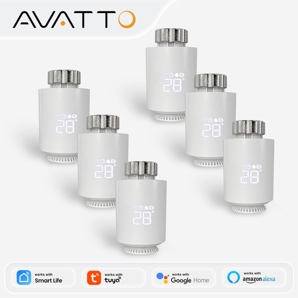 Wifi Radiator Valve Thermostat - AVATTO ZigBee Thermostat Radiator Actuator Smart