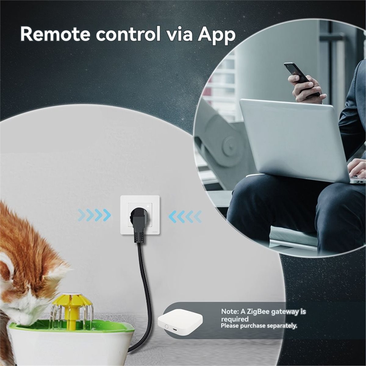 Zigbee Smart Plug Energy Monitor - B21B Tuya ZigBee Smart Socket UK