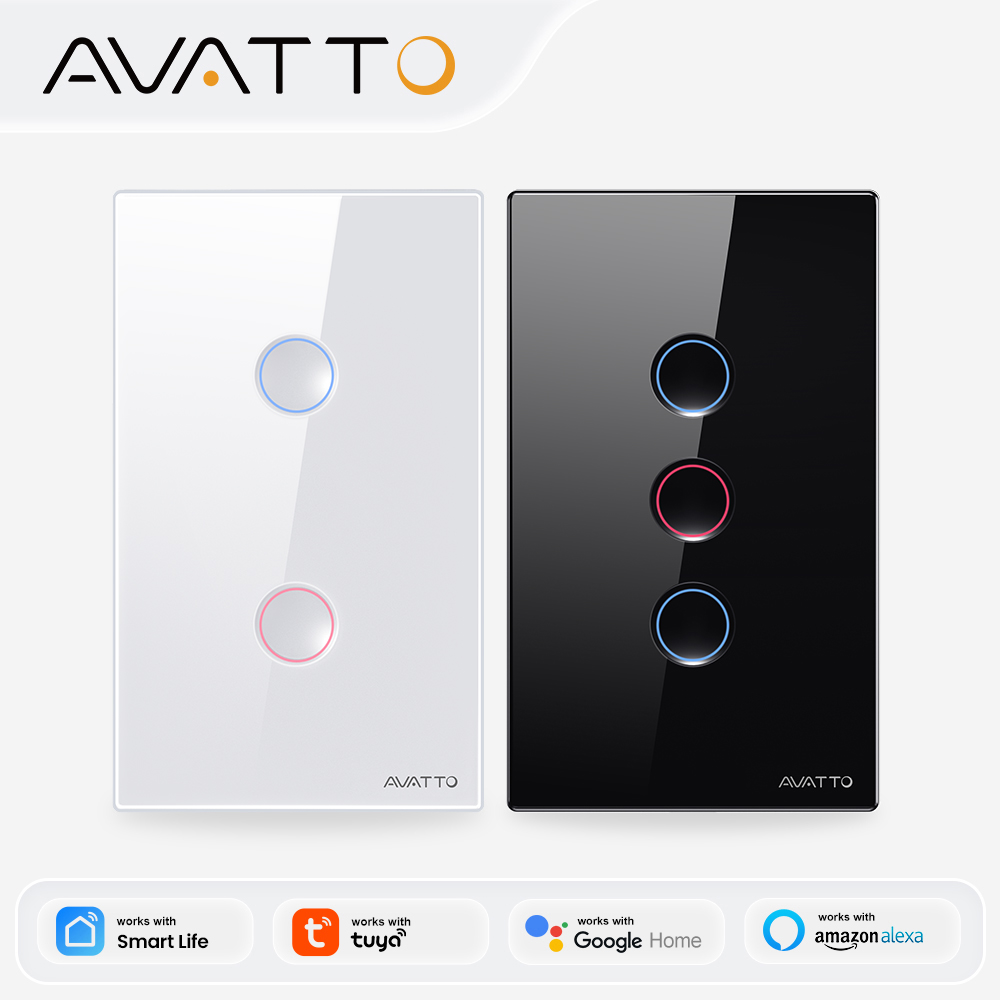Zigbee Smart Button Scene Switch - AVATTO 1/2/3/4 Gang ZigBee Smart Light