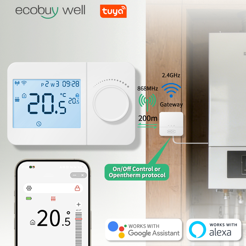 Smart Thermostat Boiler Opentherm - Opentherm Wireless Thermostat WiFi/No WiFi Water