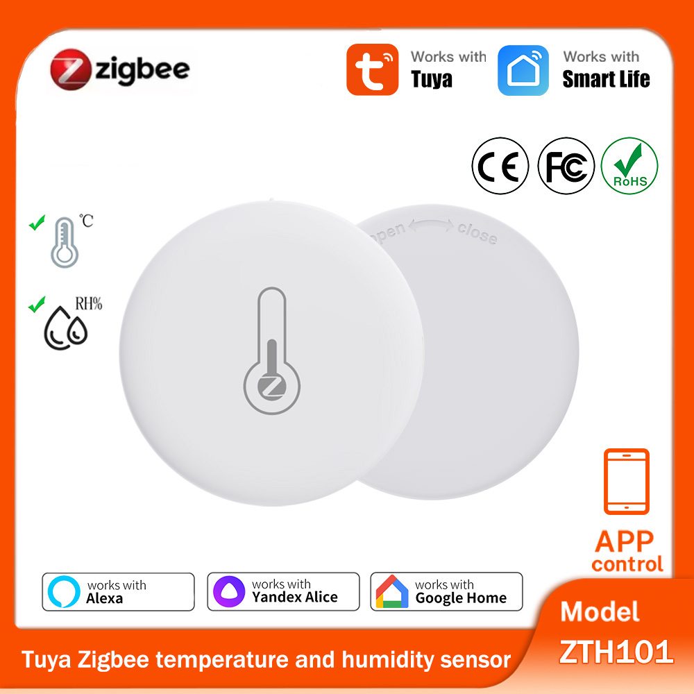 Zigbee Temperature Humidity Sensor - Tuya Zigbee Temperature Humidity Sensor Required