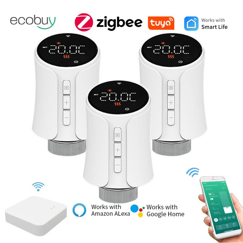 Wifi Radiator Valve Thermostat - Tuya Smart Zigbee Thermostatic Valve Head