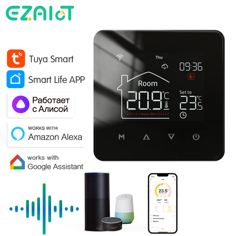 Smart Thermostat Heating Floor - WiFi Tuya Smart Home Thermostat Heating