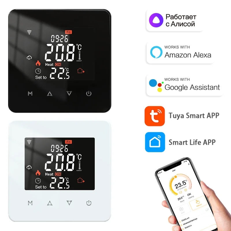 Smart Thermostat Heating Floor - Tuya Smart Home Thermostat Water Electric