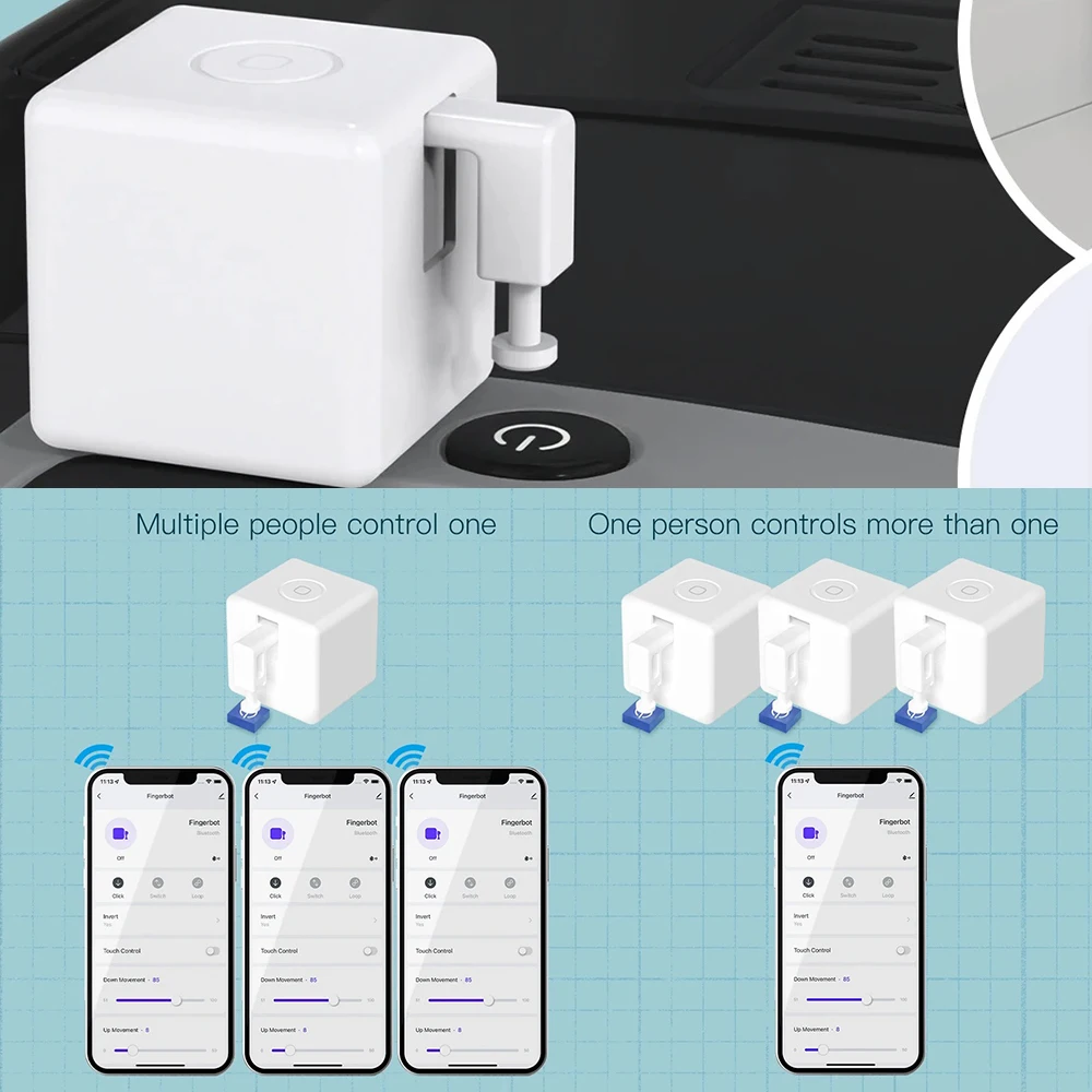 Smart ZigBee Fingerbot Wireles - Zigbee Smart Button Scene Switch review and price