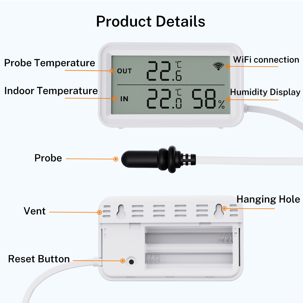 Tuya WiFi Zigbee Temperature a - Zigbee Temperature Humidity Sensor review and price