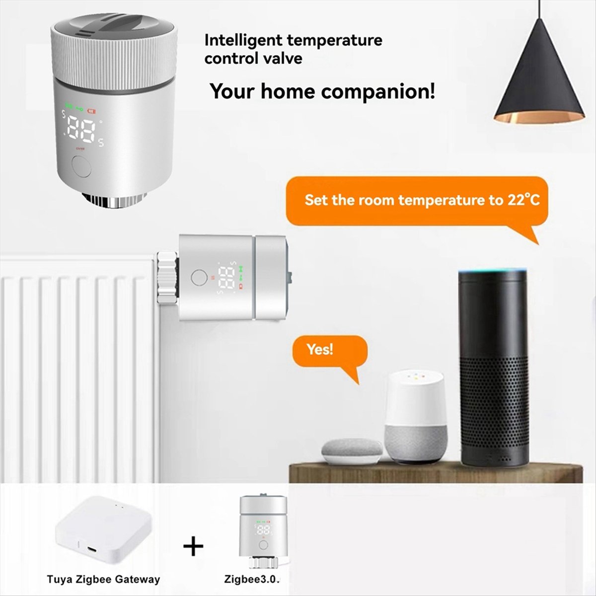 HAPPYDAY~ Tuya WiFi Smart Ther - Wifi Radiator Valve Thermostat review and price