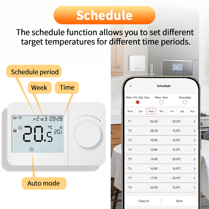 Tuya Wi-Fi Thermostat Openther - Smart Thermostat Boiler Opentherm review and price