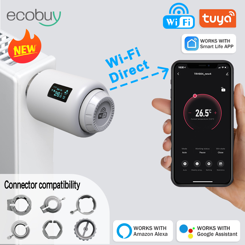 Tuya TRV Wifi Thermostat  Smar - Wifi Radiator Valve Thermostat review and price