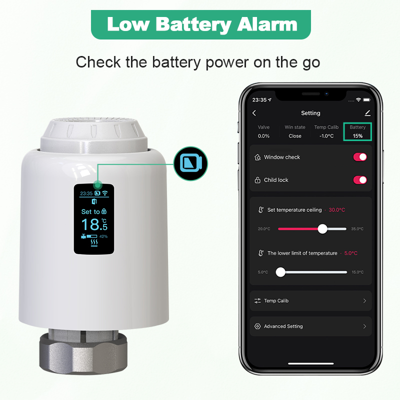 Tuya TRV Wifi Thermostat  Smar - Wifi Radiator Valve Thermostat review and price