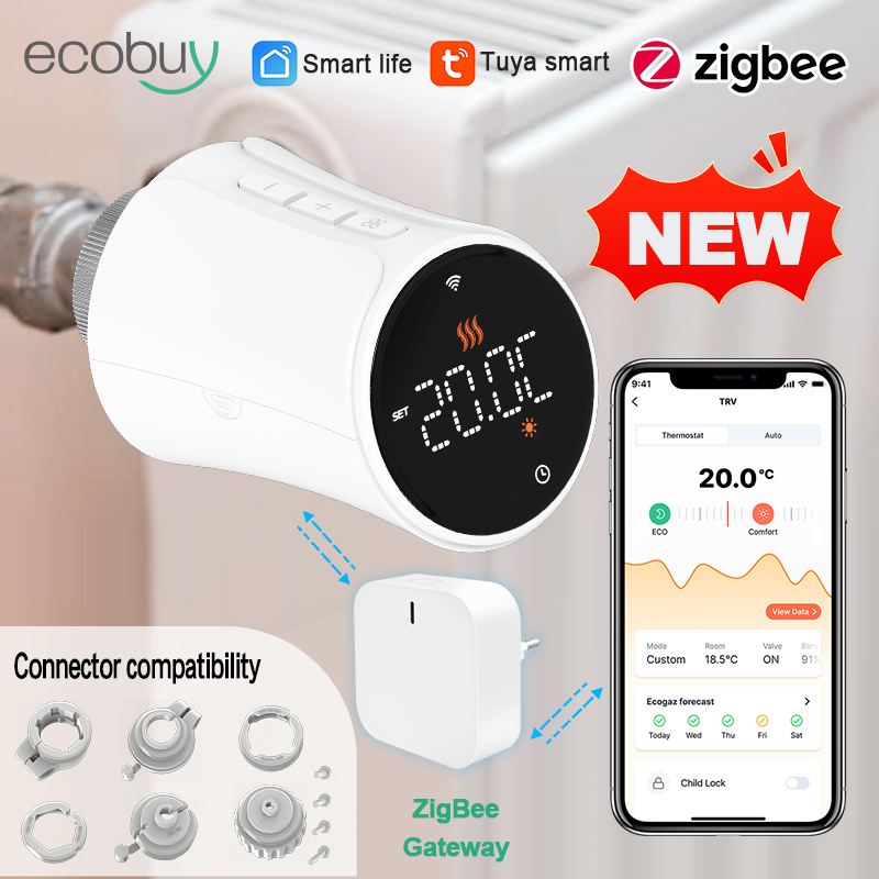 Tuya Smart Zigbee Thermostatic - Smart Trv Thermostat Tuya review and price