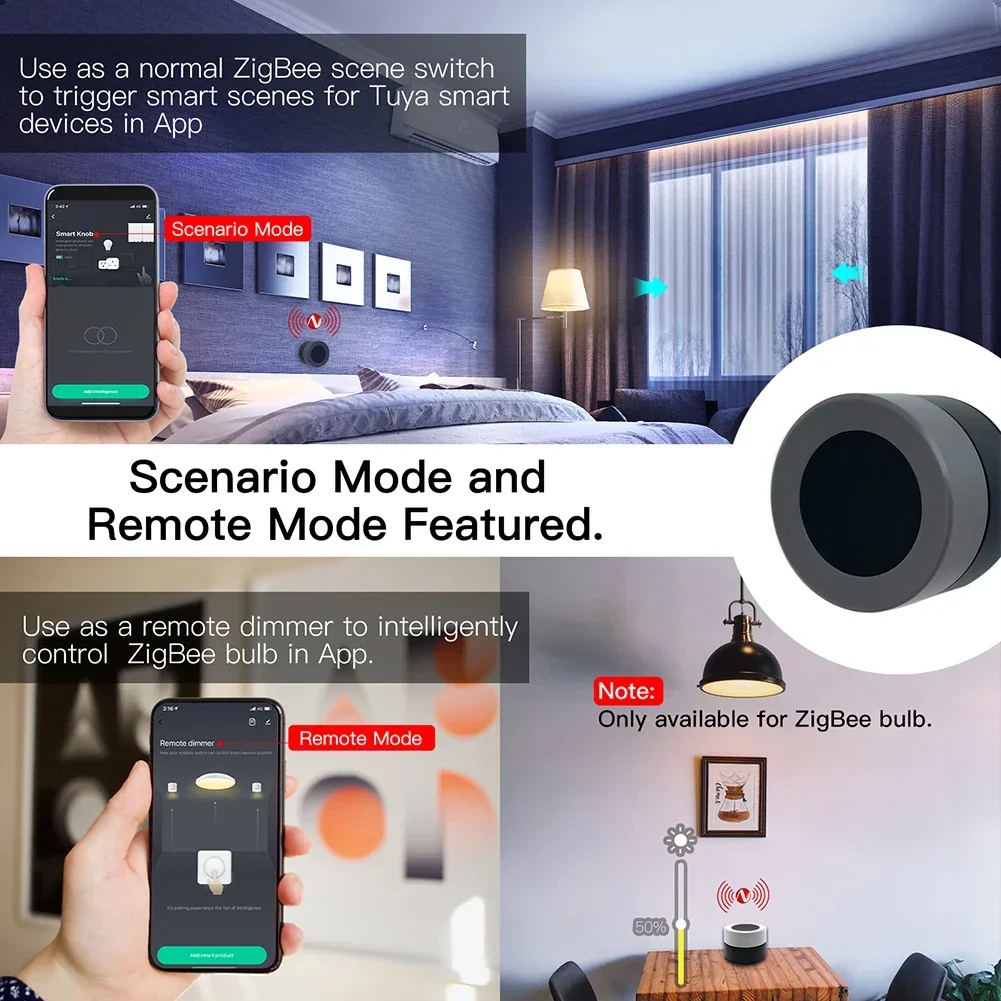 MOES Tuya ZigBee Smart Knob Sw - Zigbee Smart Button Scene Switch review and price