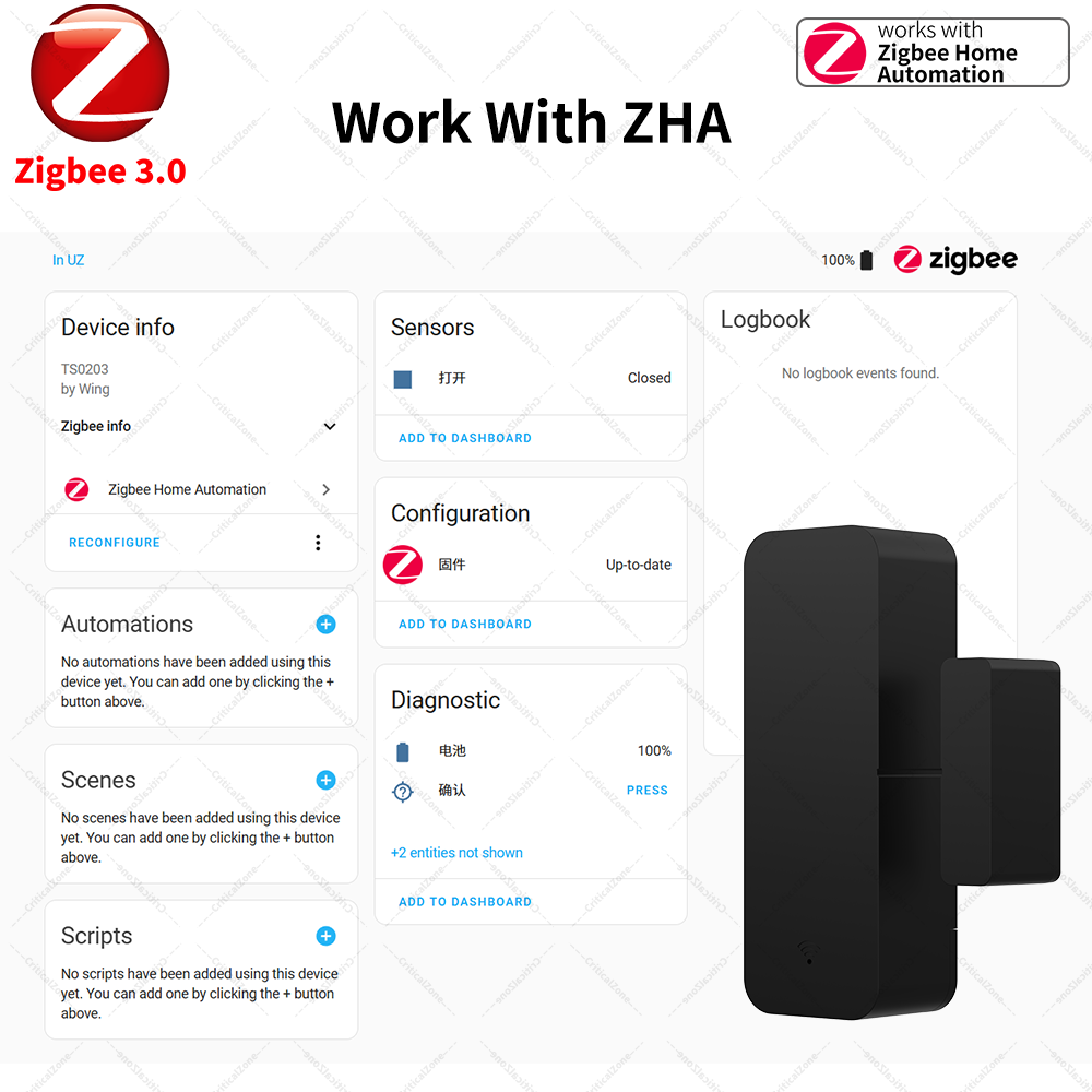 Zigbee 3.0 Door Window Sensor  - Zigbee Door Window Sensor review and price