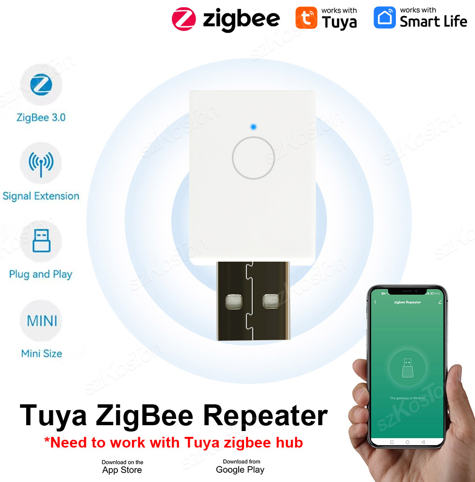 Tuya ZigBee 3.0 Signal Repeate - Zigbee Repeater Signal Extender review and price