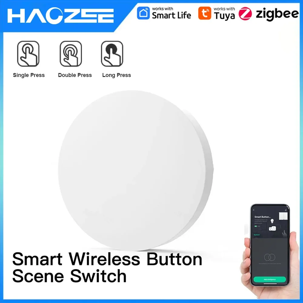 Tuya ZigBee Wireless Push Butt - Zigbee Smart Button Scene Switch review and price