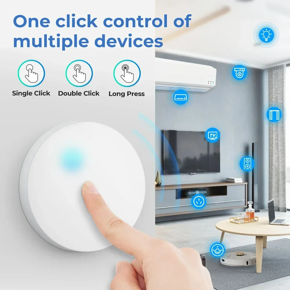 Tuya ZigBee Wireless Push Butt - Zigbee Smart Button Scene Switch review and price