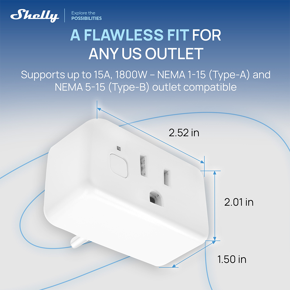 Shelly Plug US Gen4 Zigbee Cer - Zigbee Smart Plug Energy Monitor review and price