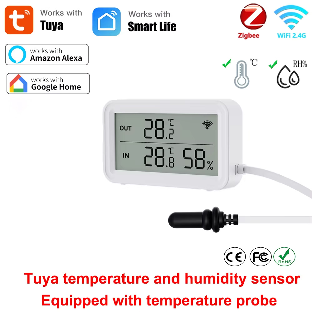 External Probe Temperature Hum - Zigbee Temperature Humidity Sensor review and price