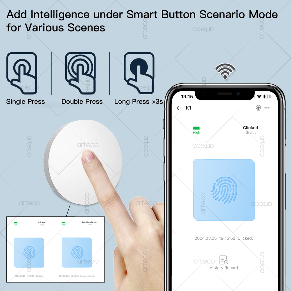 Ewelink Zigbee Smart Push Butt - Zigbee Smart Button Scene Switch review and price