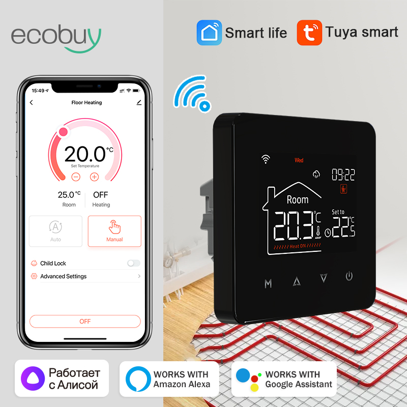 Tuya Smart Home Thermostat WiF - Smart Thermostat Heating Floor review and price