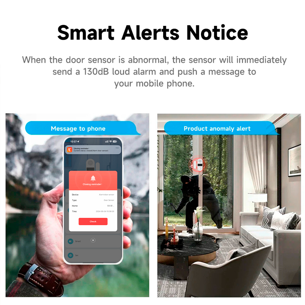 Tuya Zigbee Wireless Door Wind - Zigbee Door Window Sensor review and price
