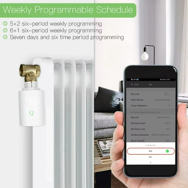 TRV Thermostatic Radiator Valv - Smart Trv Thermostat Tuya review and price