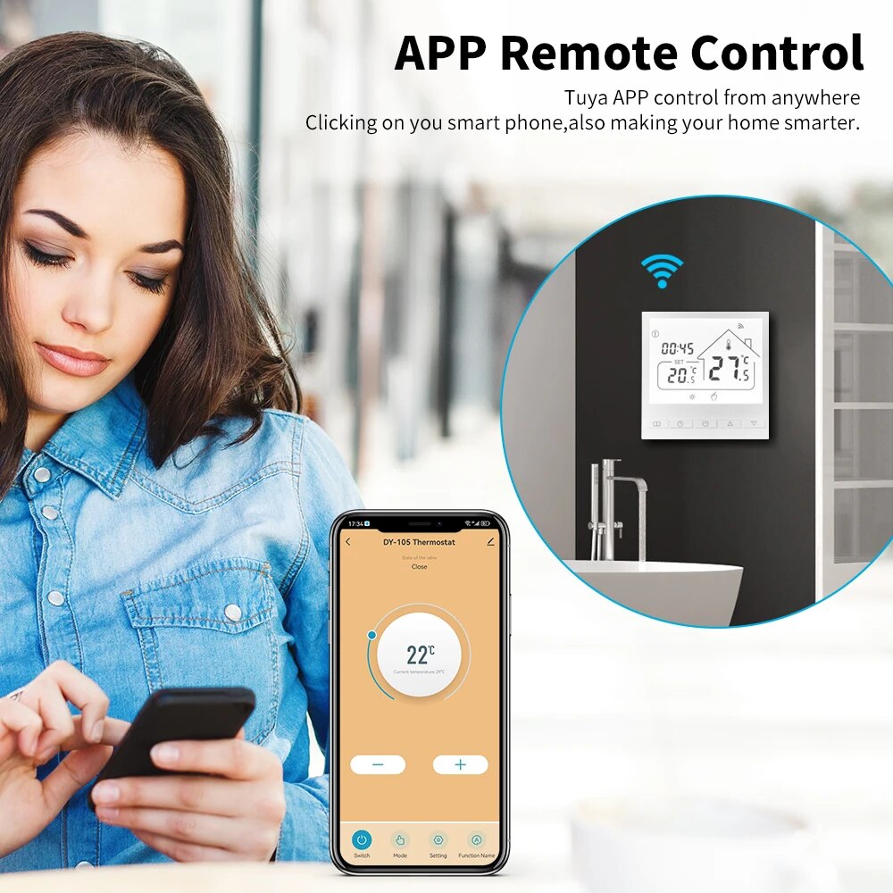 Tuya Smart WiFi Thermostat Wat - Smart Thermostat Heating Floor review and price