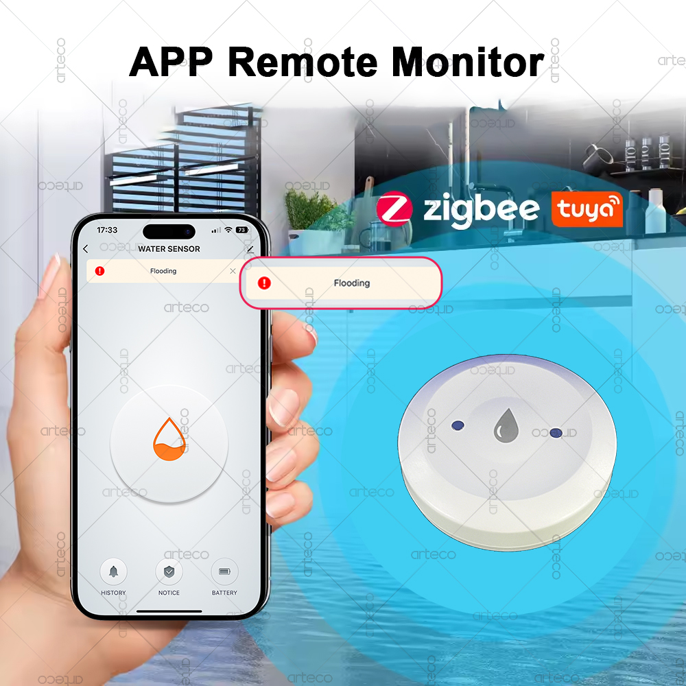 Tuya Smart Zigbee Water Sensor - Zigbee Gateway Hub Tuya review and price