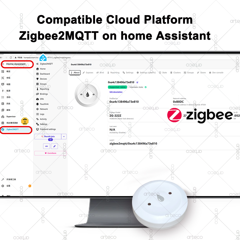 Tuya Smart Zigbee Water Sensor - Zigbee Gateway Hub Tuya review and price