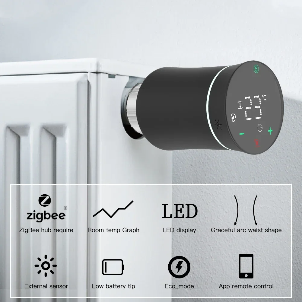 MOES ZigBee 3.0 TRV Thermostat - Wifi Radiator Valve Thermostat review and price
