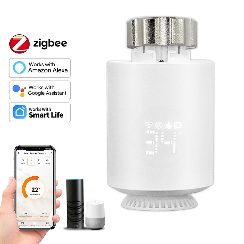 Smart ZigBee.30 TRV Thermostat - Zigbee Radiator Thermostat Valve review and price