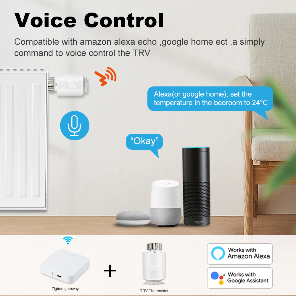 Smart ZigBee.30 TRV Thermostat - Zigbee Radiator Thermostat Valve review and price