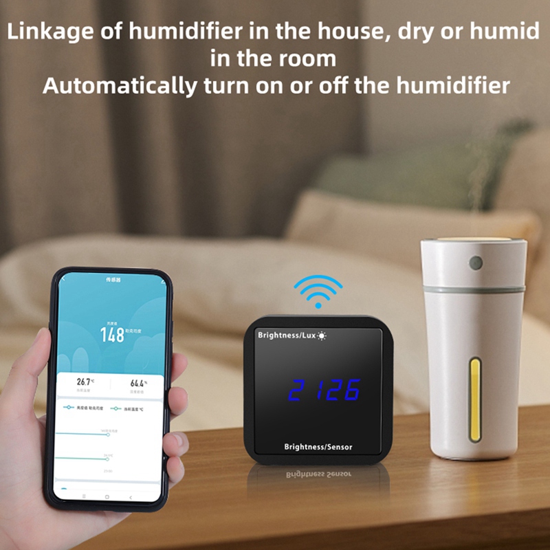 Tuya ZigBee Light Sensor Brigh - Zigbee Temperature Humidity Sensor review and price