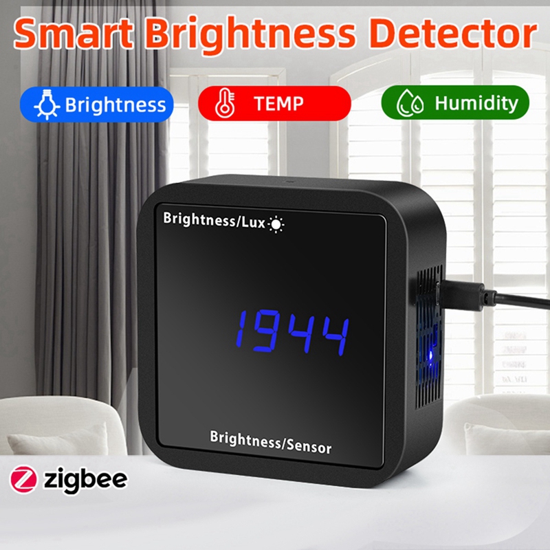 Tuya ZigBee Light Sensor Brigh - Zigbee Temperature Humidity Sensor review and price