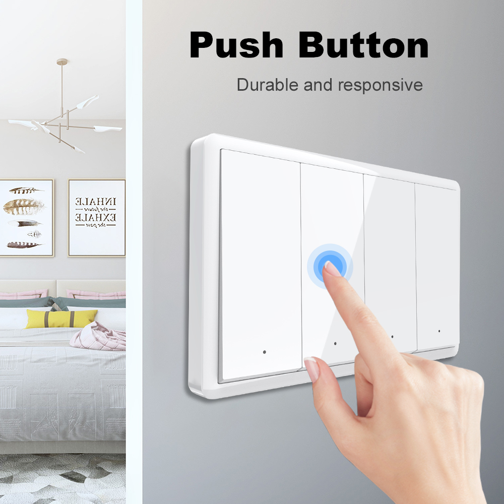 MANHOT Zigbee Smart Wall Light - Zigbee Smart Button Scene Switch review and price