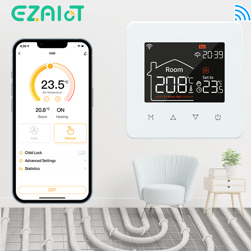 WiFi Floor Heating Thermostat  - Smart Thermostat Heating Floor review and price