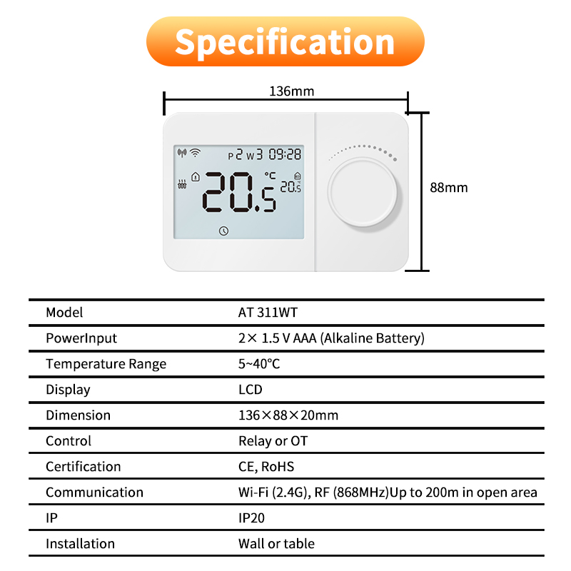 Opentherm Wireless Thermostat  - Smart Thermostat Boiler Opentherm review and price