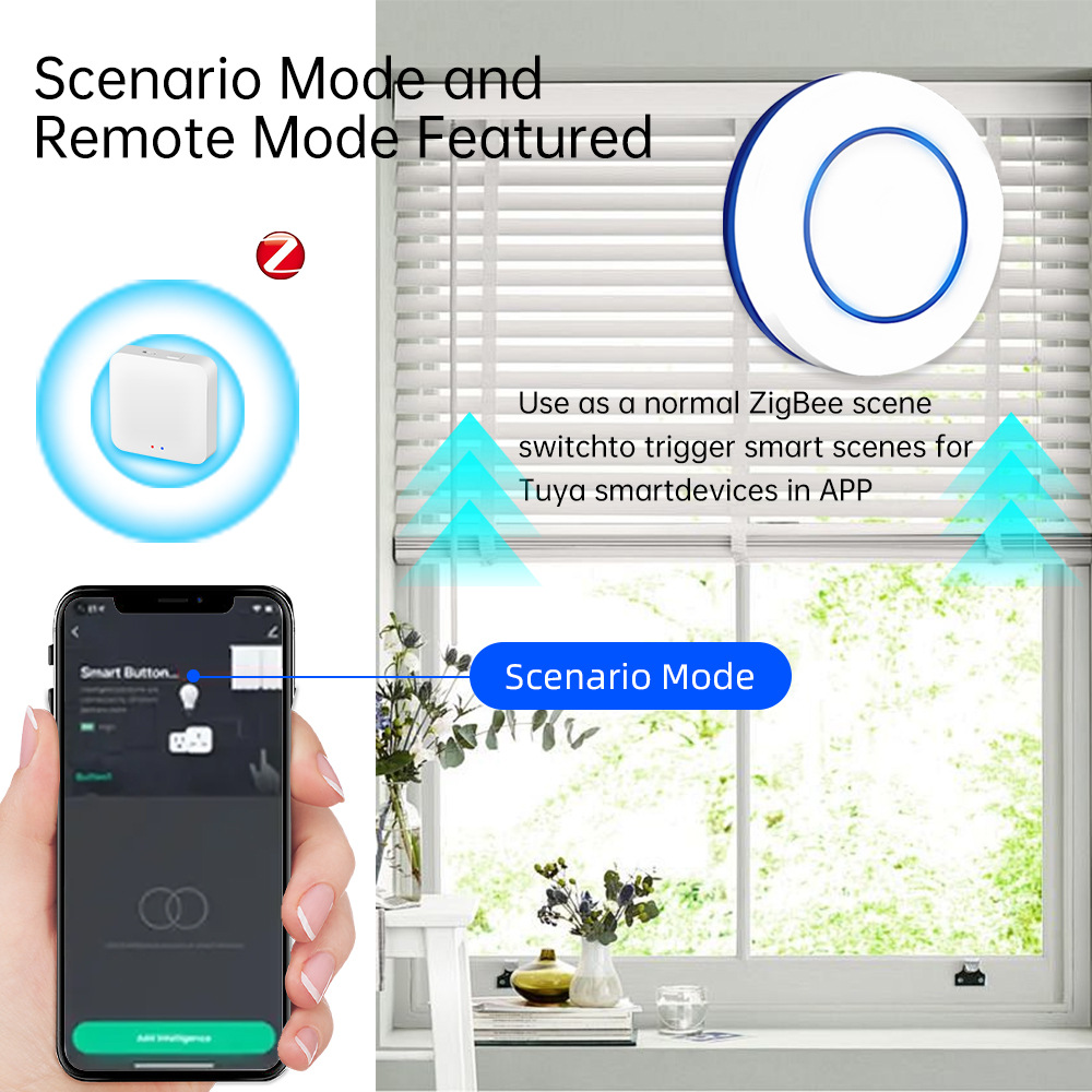 ZigBee Push Button Wireless Sw - Zigbee Smart Button Scene Switch review and price