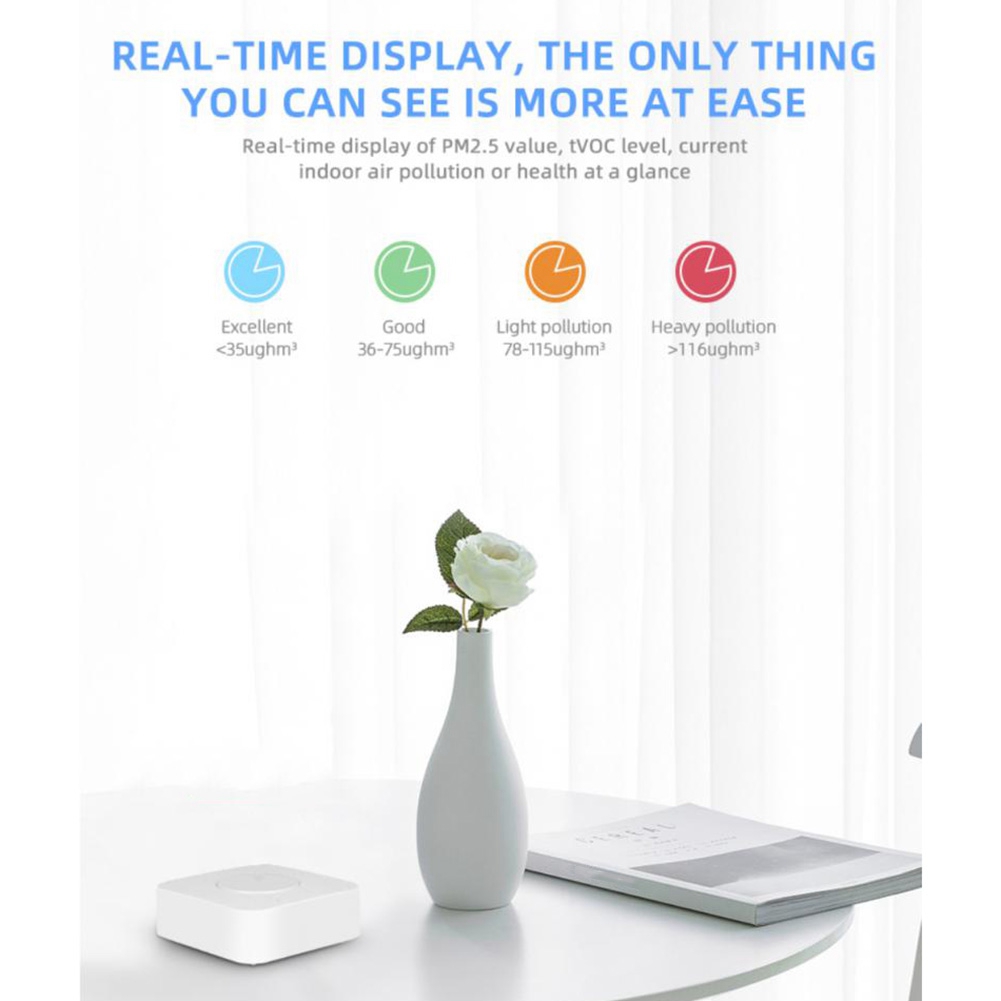 AC23-Tuya Zigbee Smart Air Qua - Zigbee Temperature Humidity Sensor review and price