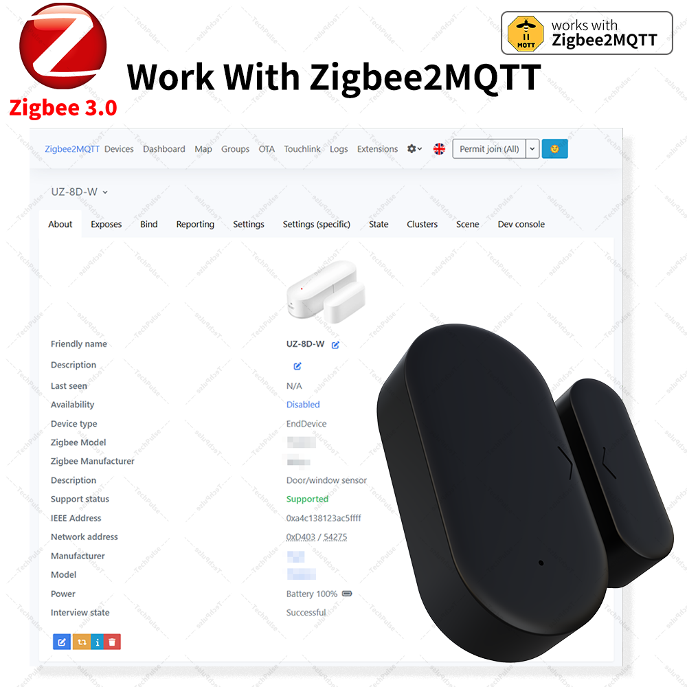 Zigbee 3.0  Door Window  Senso - Zigbee Door Window Sensor review and price
