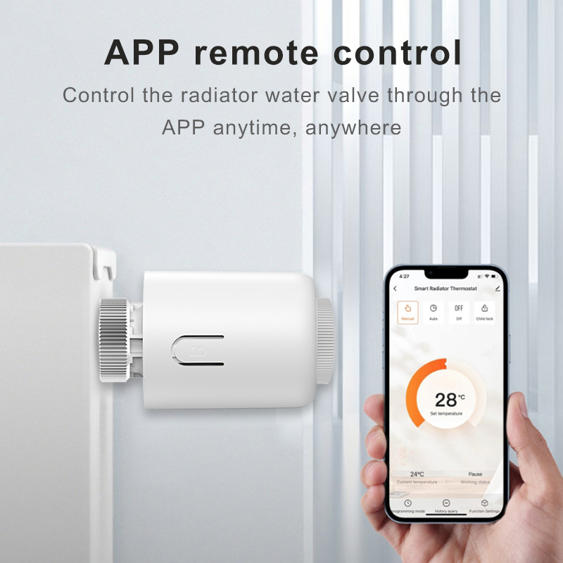 Tuya Zigbee APP Remote Control - Zigbee Radiator Thermostat Valve review and price