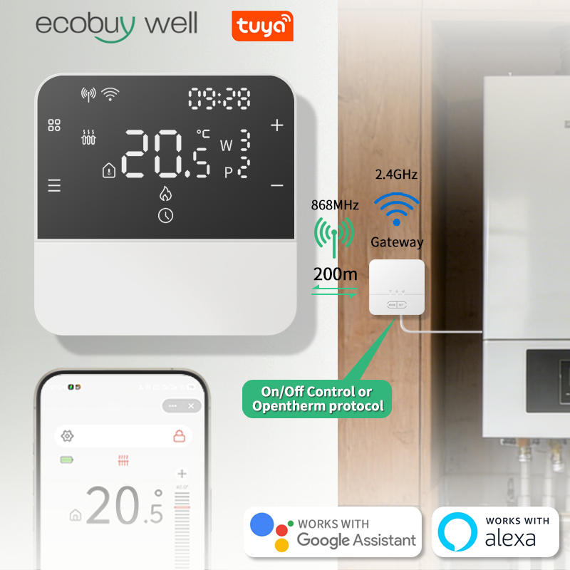 Tuya Smart Home WiFi Boiler Th - Smart Thermostat Boiler Opentherm review and price