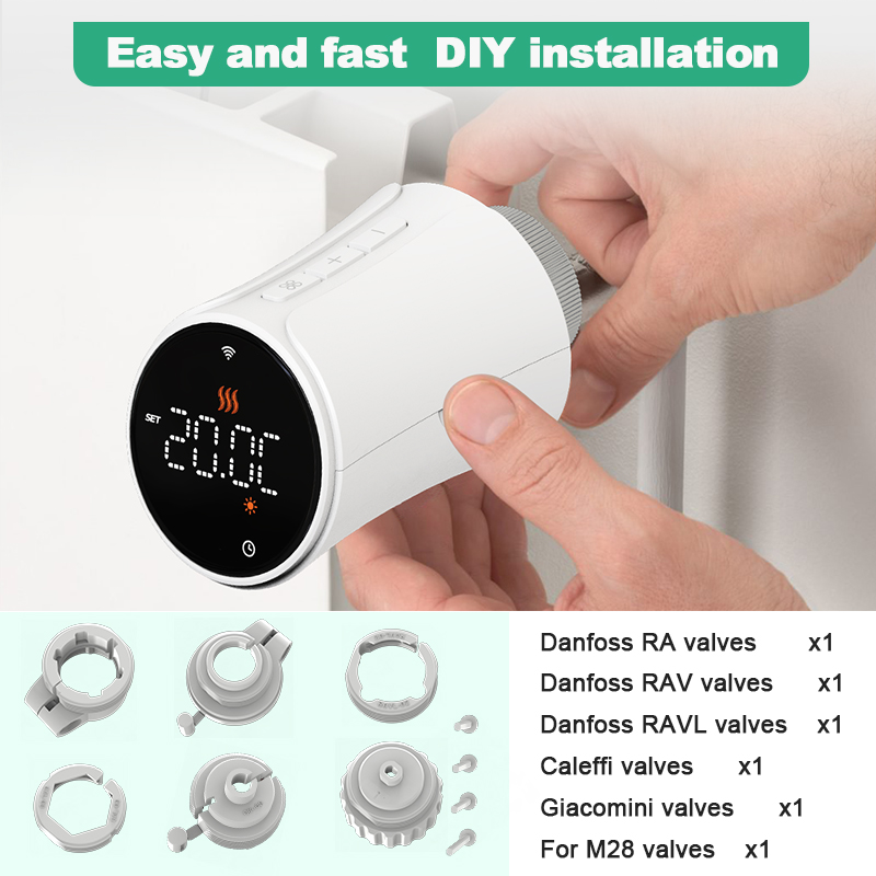 Tuya Smart Zigbee Thermostatic - Wifi Radiator Valve Thermostat review and price