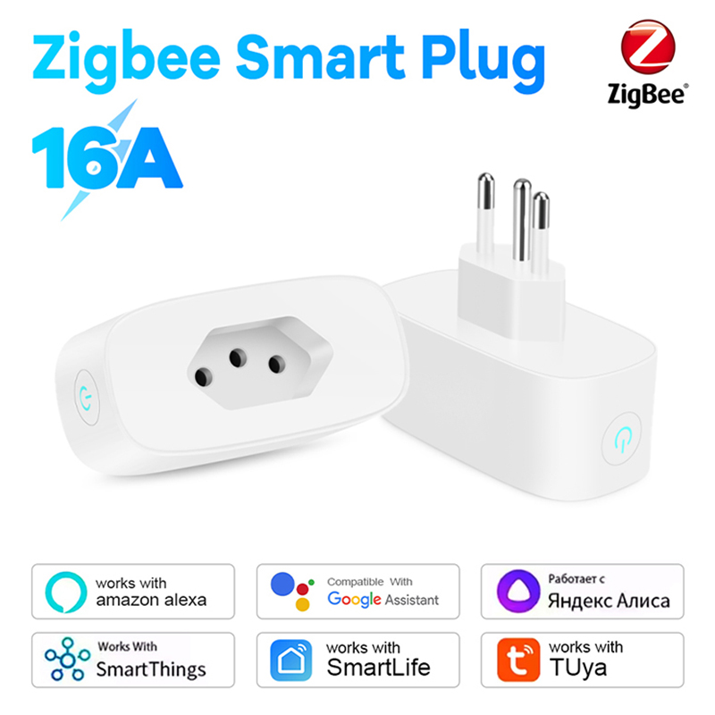 Brazil Standard Smart Plug 16A - Zigbee Smart Plug Energy Monitor review and price