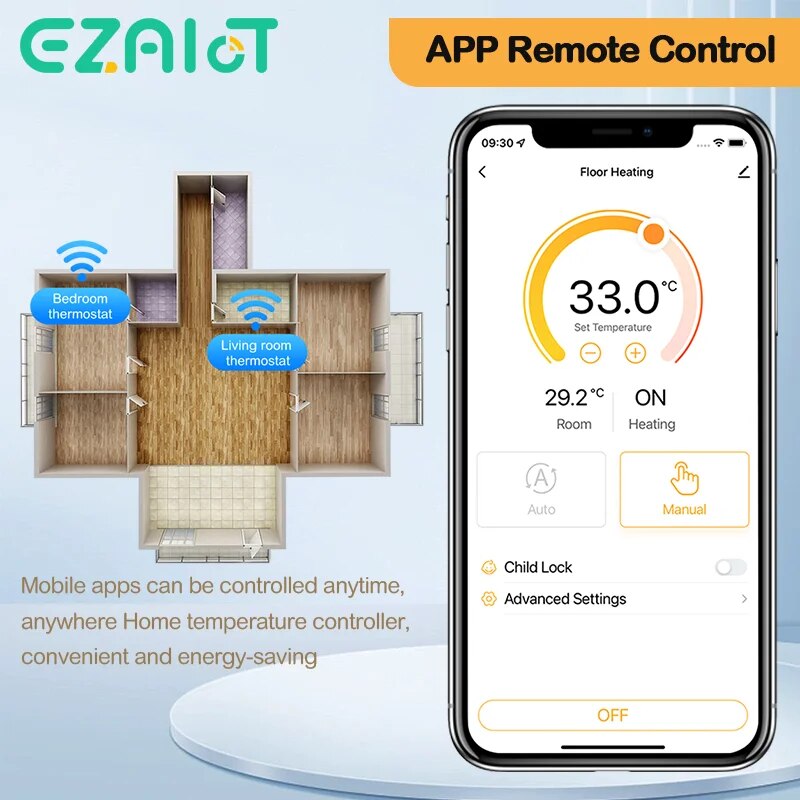 Tuya Smart Home Thermostat Wat - Smart Thermostat Heating Floor review and price