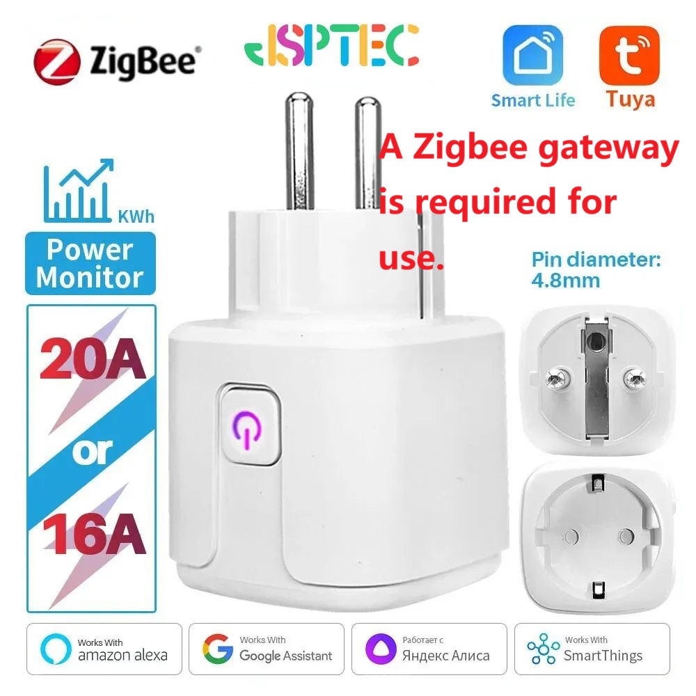 tuya Smart Plug Zigbee EU 16A/ - Zigbee Smart Plug Energy Monitor review and price